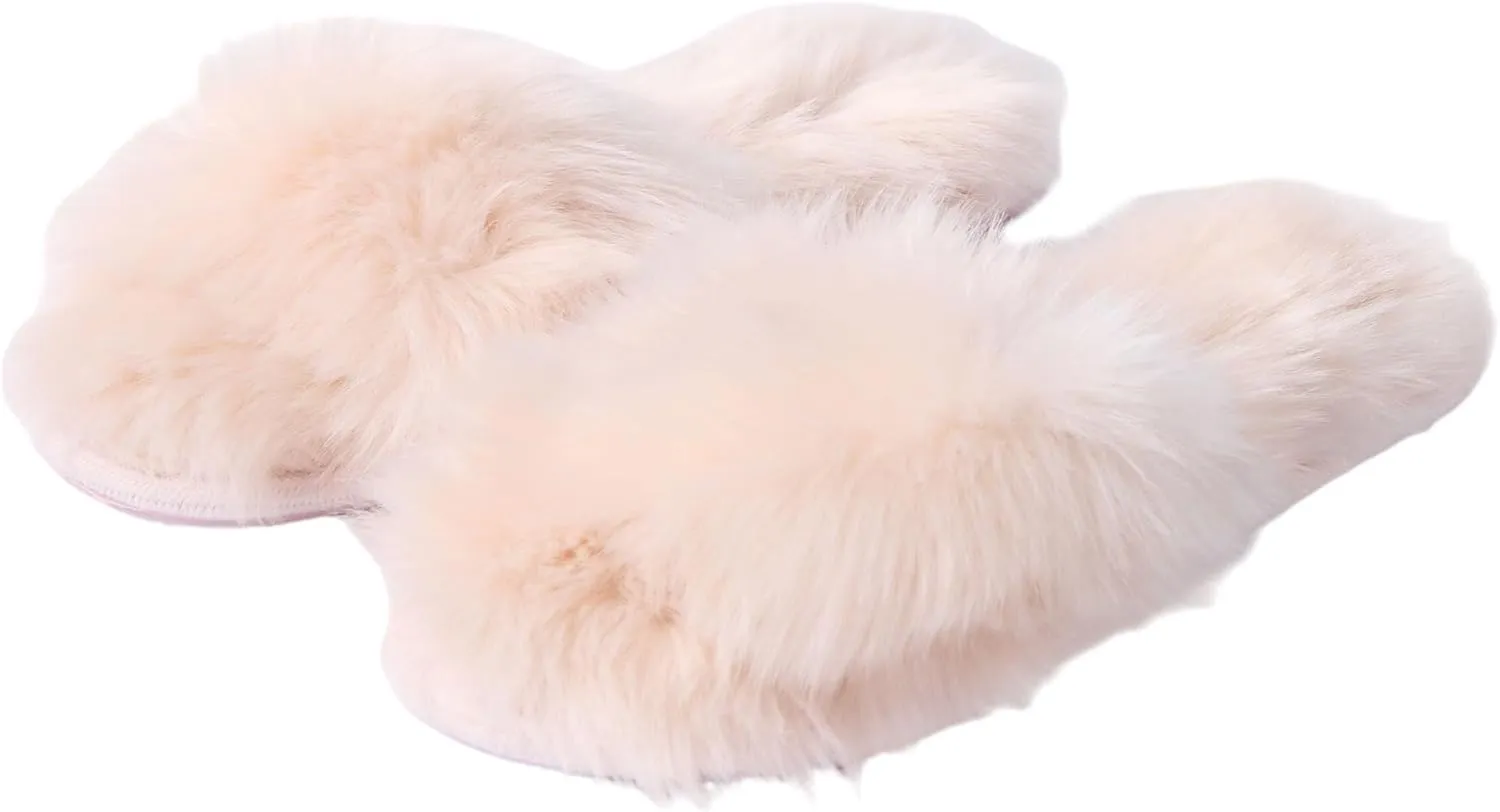 Women’s Fuzzy Slippers, Indoor Slippers for Women Girls Soft Memory Foam House Slippers Open Toe Plush Fluffy Bedroom Slip On Shoes