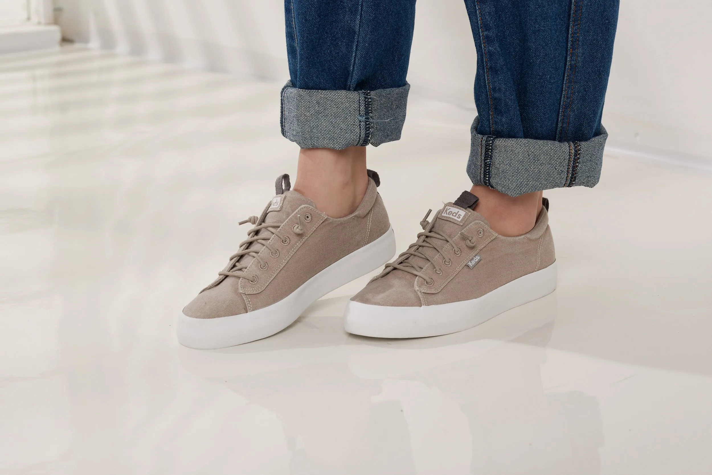 Women's Kickback Washable Organic Cotton Grey