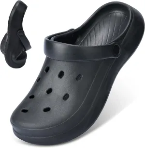 Womens Mens Garden Clogs with Arch Support Slip-On Work Shoes, Quick-Dry Water Sandals, Casual Comfortable Slippers