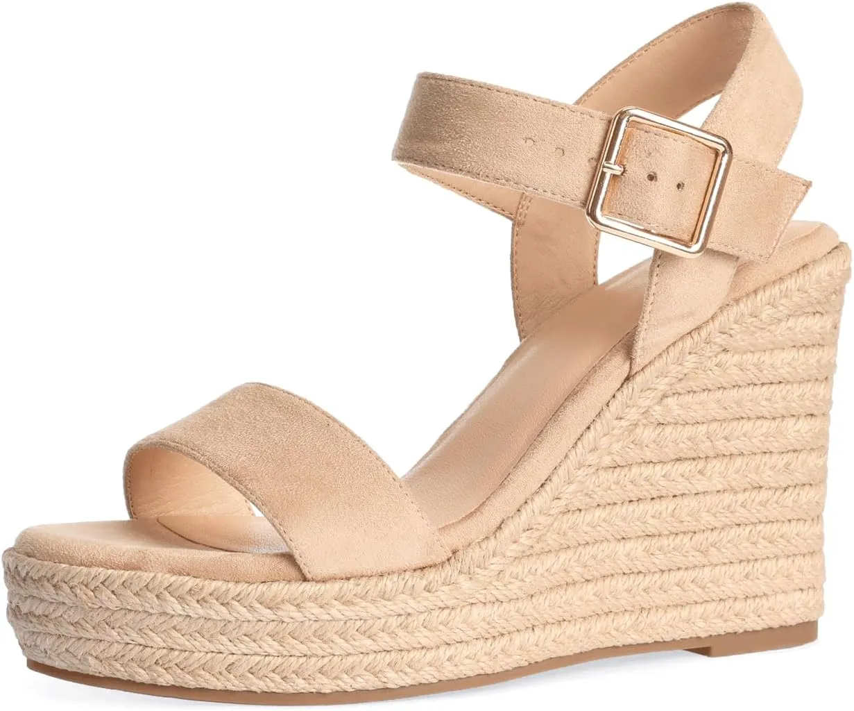 Women's Platform Sandals Wedge Ankle Strap Open Toe Sandals