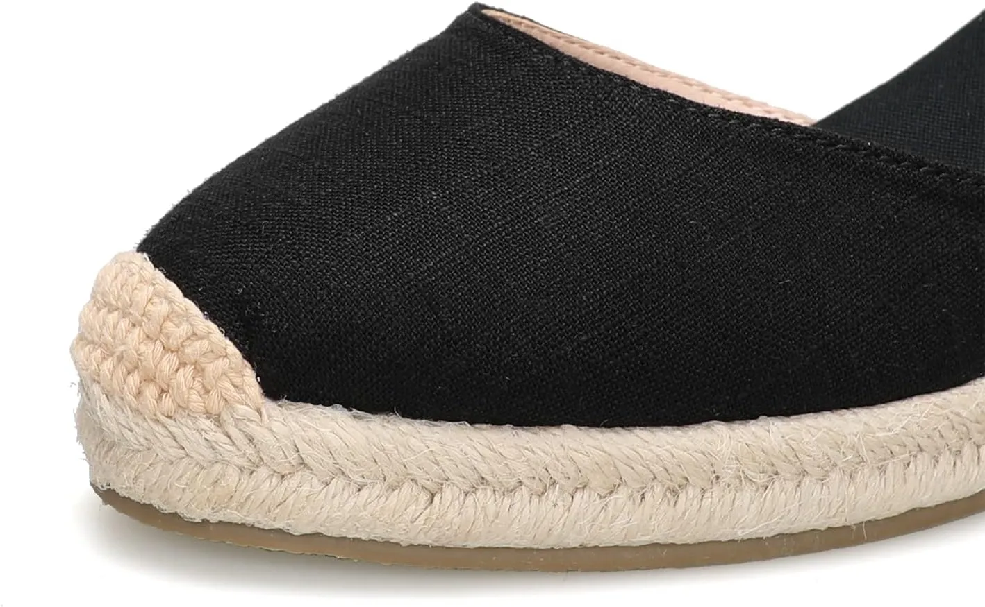 Women’s Platform Wedges Espadrilles, 3" Wedge, Soft Ankle-Tie Strap, Closed Toe, Classic Summer Sandals