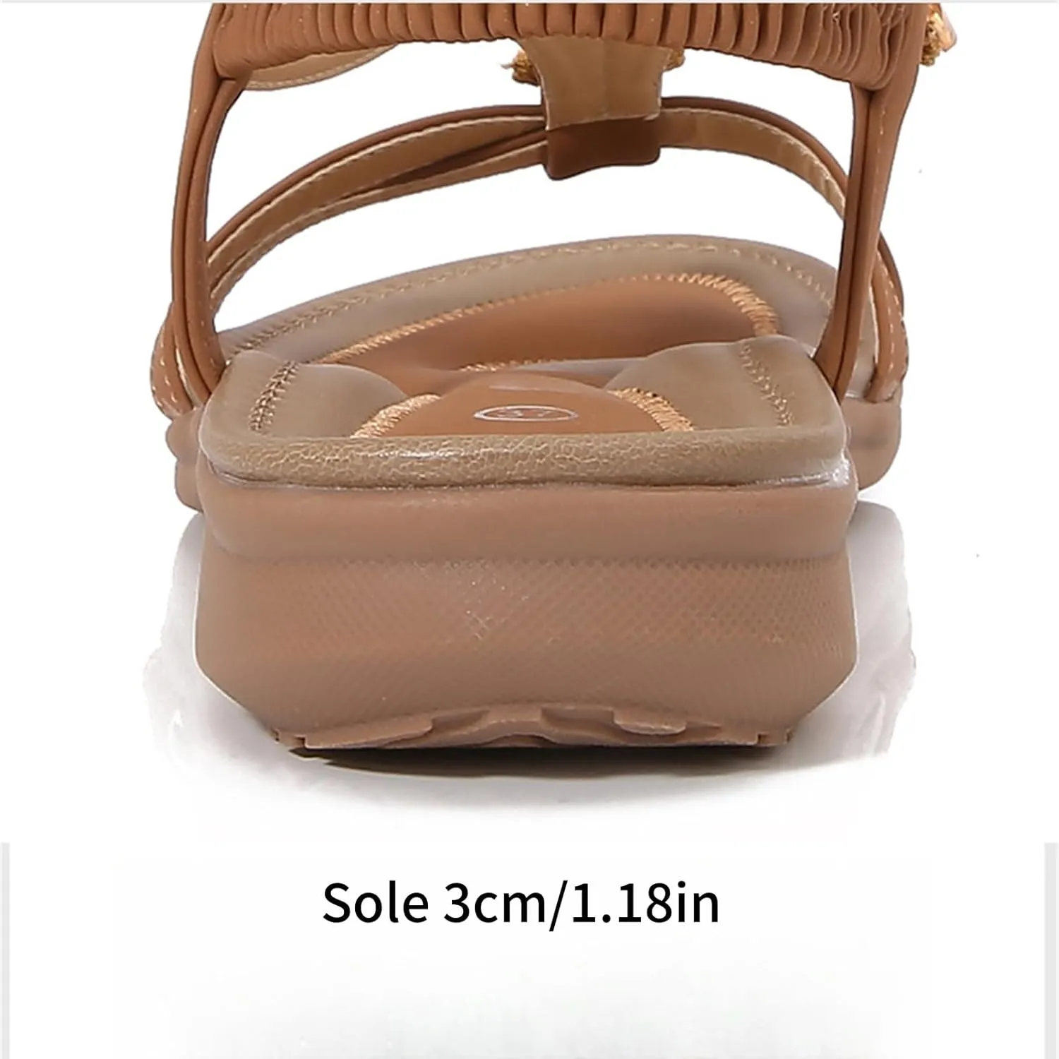 Womens Sandals Arch Support Summer Beach Sandals Comfort Walking Shoes Bohemian Flip Flops Sandals for Women