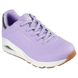 Womens Skechers Uno - Shimmer Away Shoes Lilac