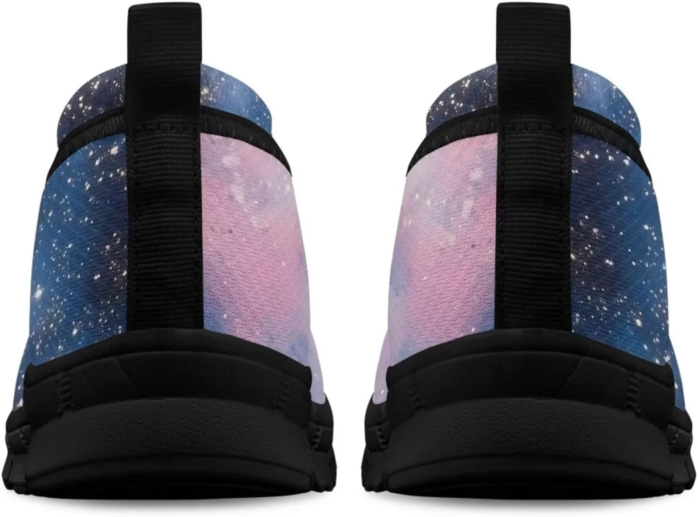 Women's Slip-On Walking Shoes Stylish Floral Casual Loafers Lightweight Comfortable Travel Footwear SizeUS 6-11 Black Sole