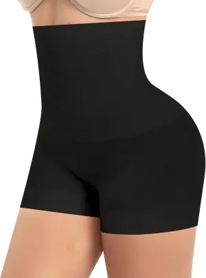 Womens Slip Shorts for Under Dress Seamless Shapewear Boyshorts Tummy Control Panties Shaping Shorts