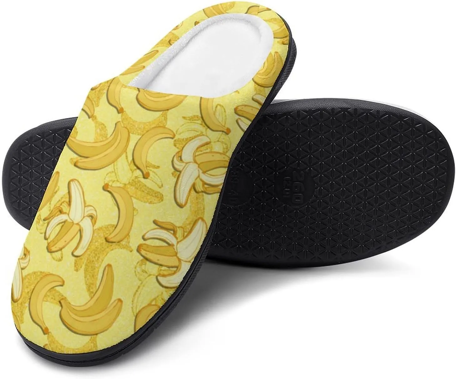 Womens Slippers Comfy Bedroom Slip-On Shoes Ladies Halloween Slippers Warm Cotton Clog House Slippers Indoor Outdoor