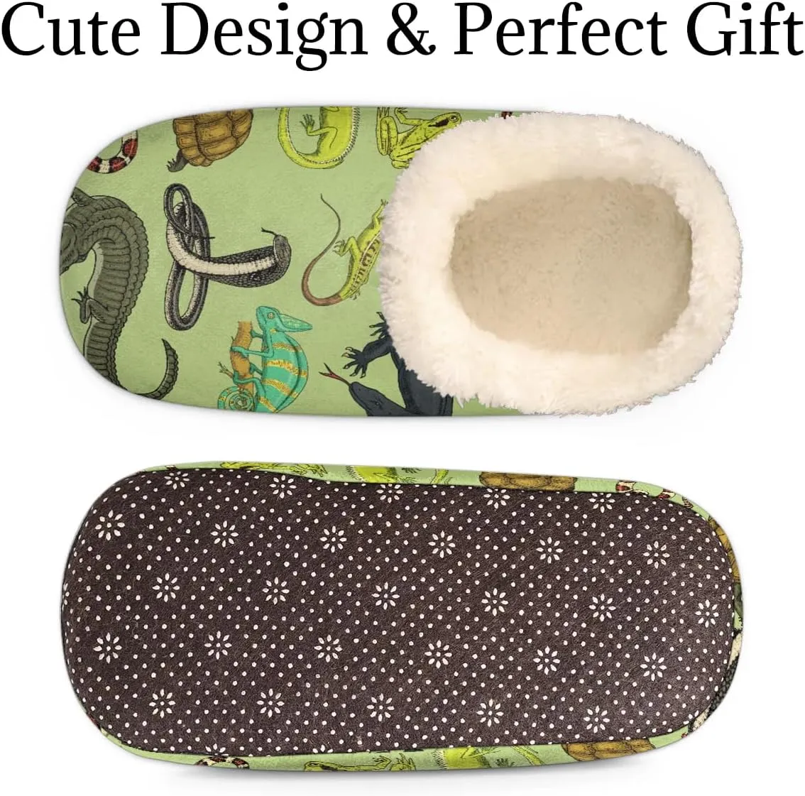 Women's Slippers Comfy Warm House Slippers for Women Men, Fuzzy Slip-on Plush Ladies Slippers Socks for Winter Bedroom Indoor and Outdoor