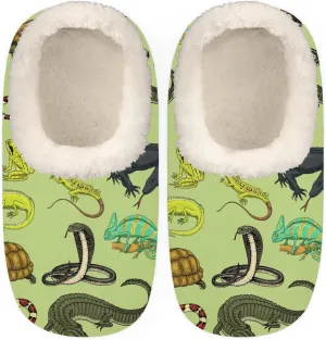 Women's Slippers Comfy Warm House Slippers for Women Men, Fuzzy Slip-on Plush Ladies Slippers Socks for Winter Bedroom Indoor and Outdoor