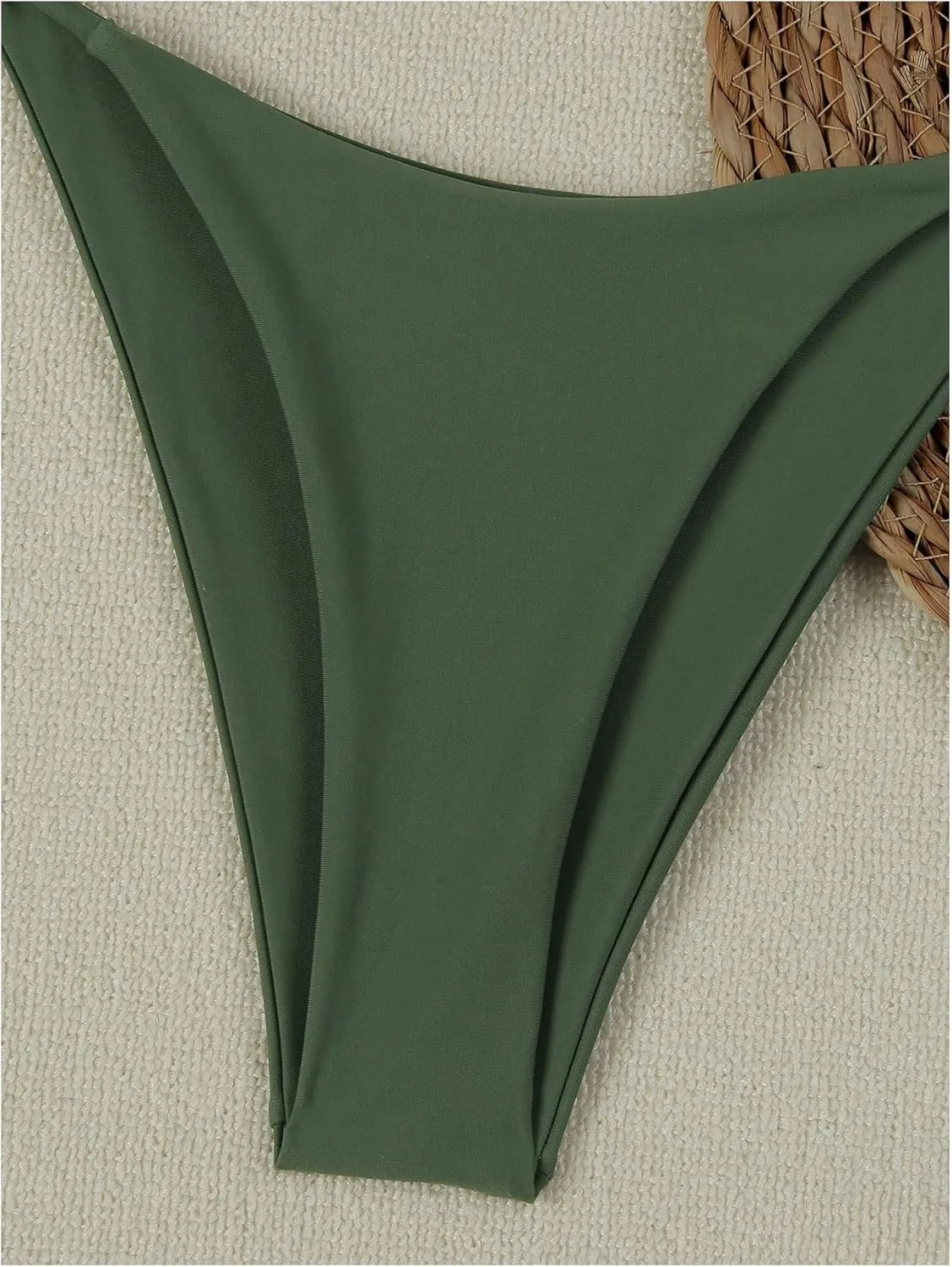 Women's Two Piece Bikini Set Star Decor Halter Triangle Swimsuit Tie Side Bathing Suit Beachwear