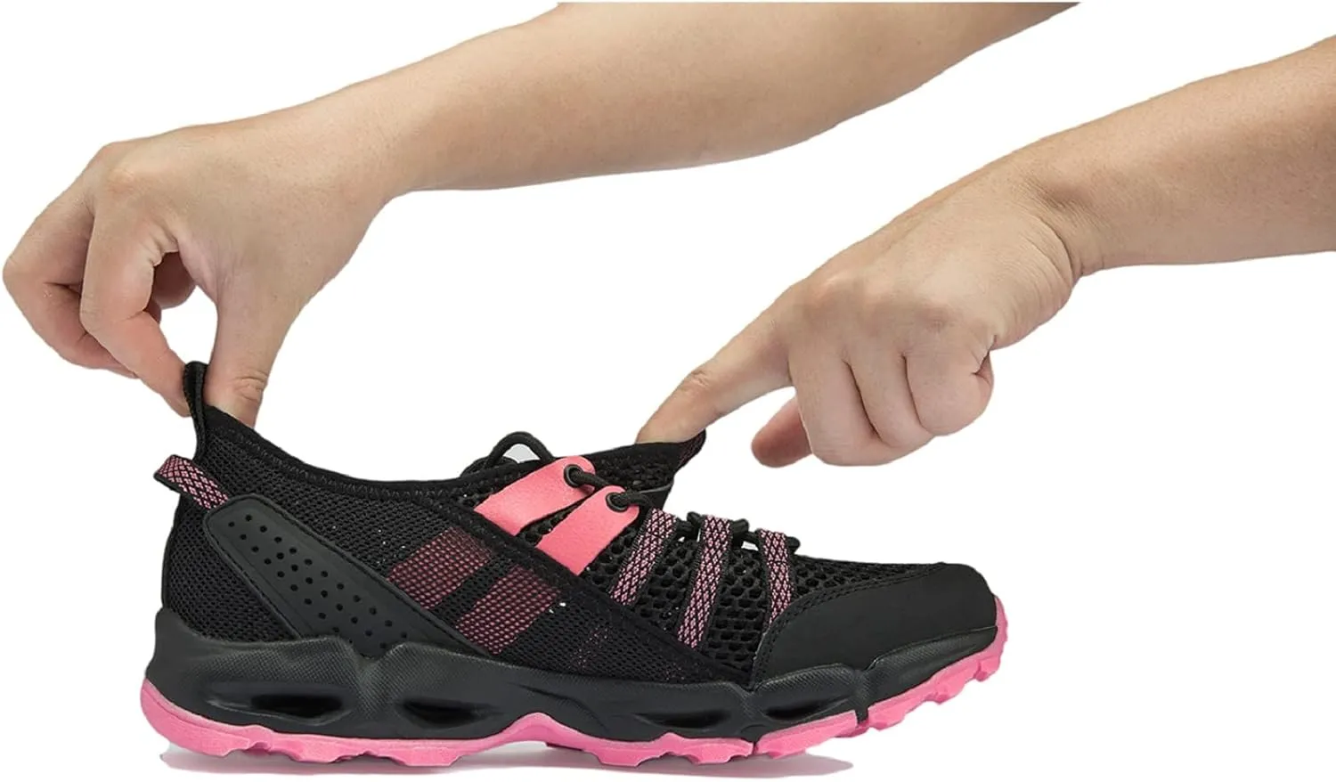 Womens Water Hiking Shoes Light Travel Quick Dry Mesh Outdoor Non-Slip Sneakers Aqua Shoes