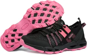 Womens Water Hiking Shoes Light Travel Quick Dry Mesh Outdoor Non-Slip Sneakers Aqua Shoes