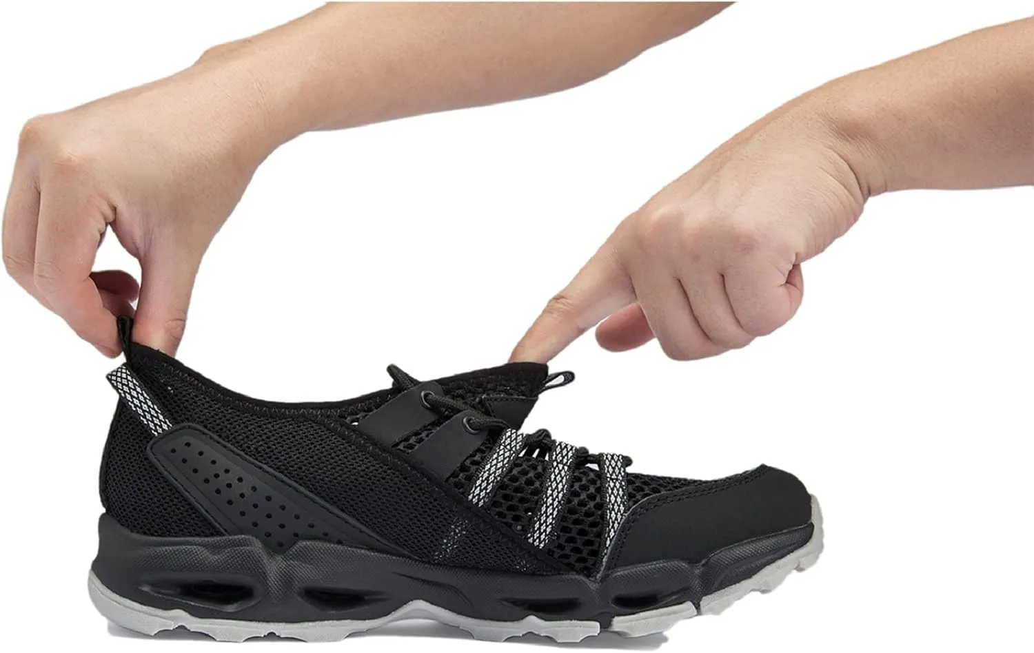 Womens Water Hiking Shoes Light Travel Quick Dry Mesh Outdoor Non-Slip Sneakers Aqua Shoes