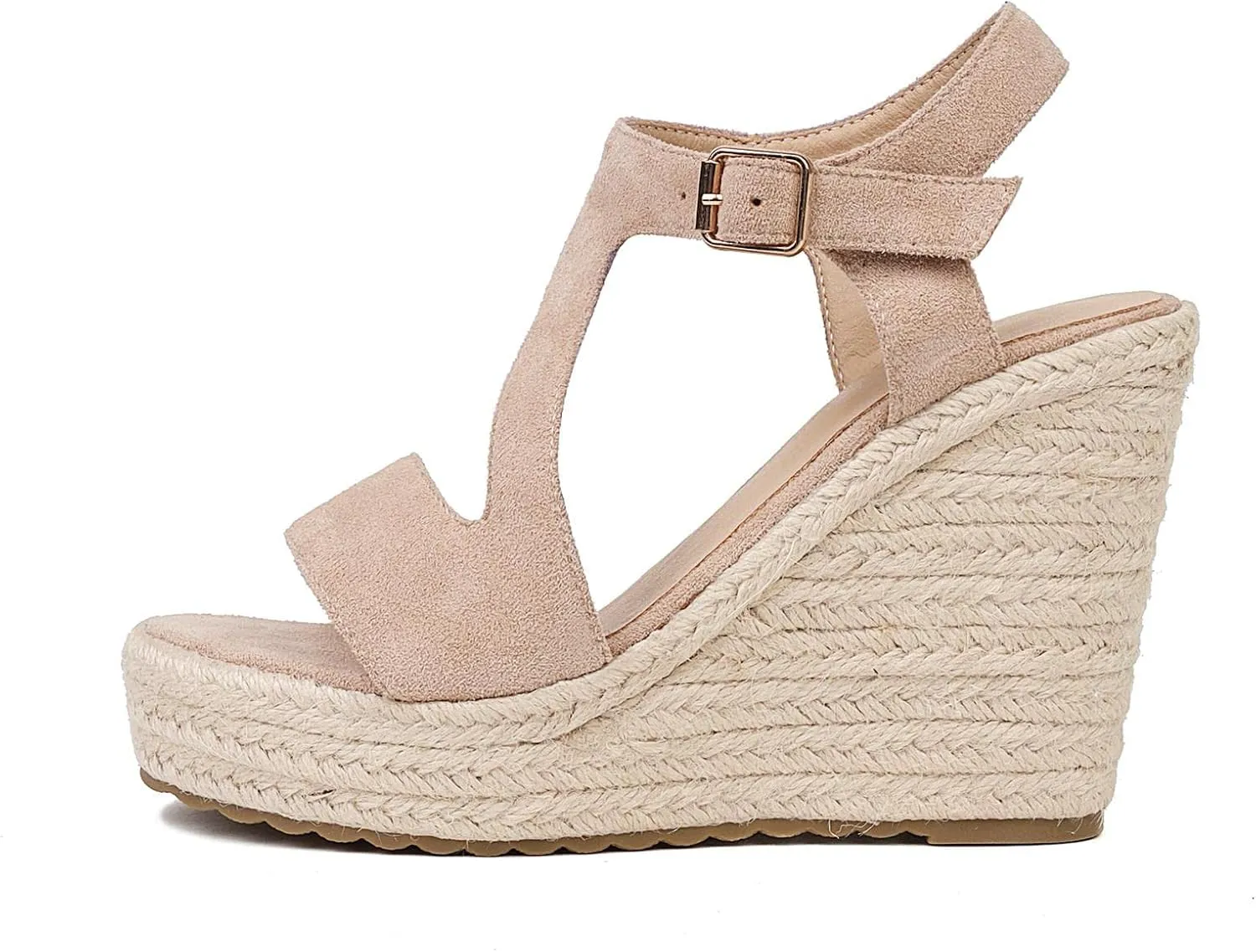 Women's Wedge Sandals, Espadrille Platform Summer Sandals, Wedge Ankle Strap Open Toe Sandals