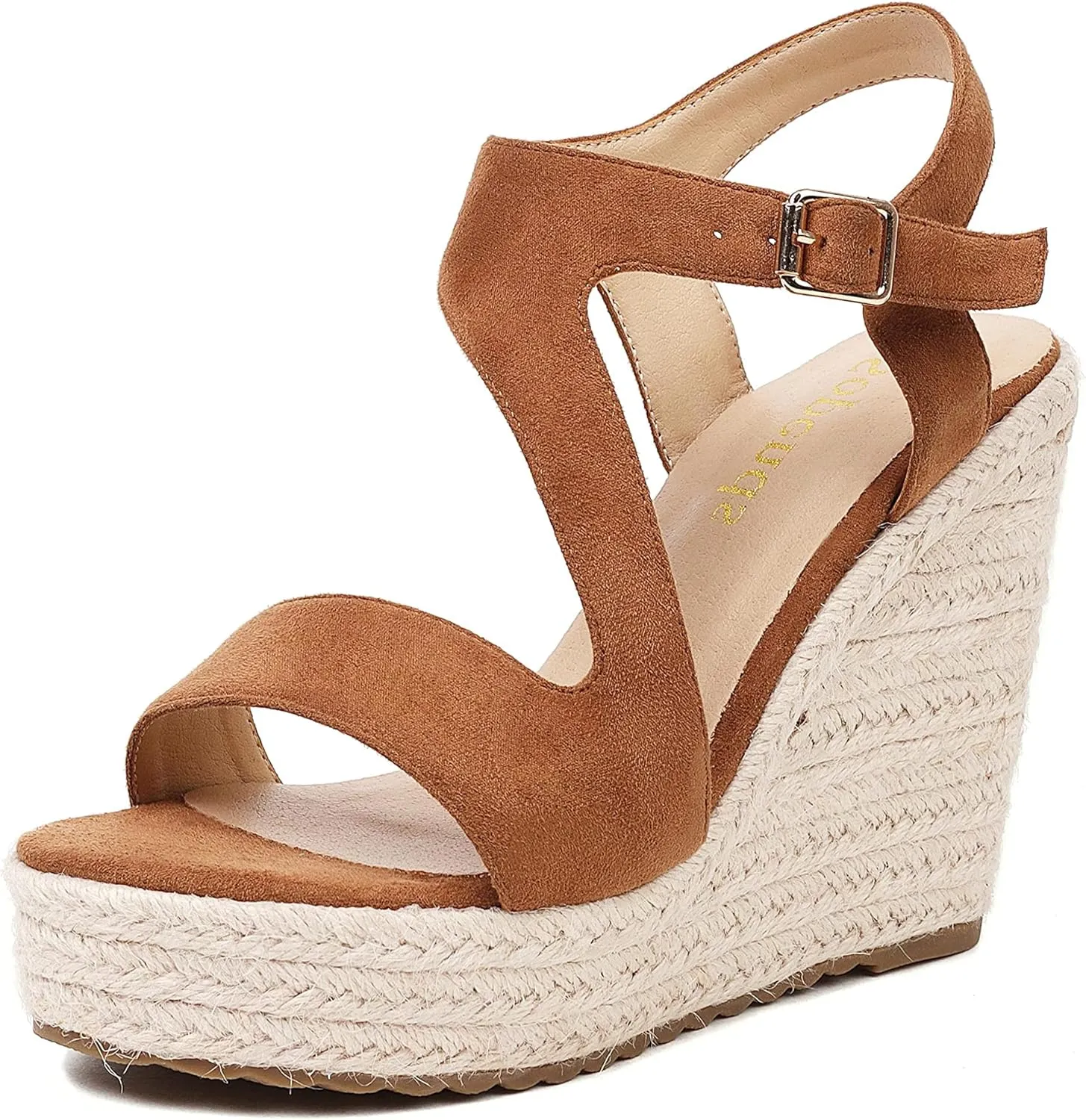 Women's Wedge Sandals, Espadrille Platform Summer Sandals, Wedge Ankle Strap Open Toe Sandals