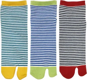 Wrapables® Tabi Flip-Flop Socks (Set of 3)
