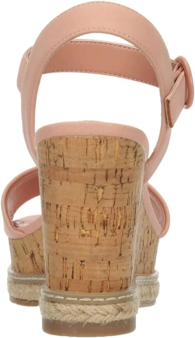 XAPPEAL Carmen - Women's Open Toe Wedge Heel Ankle Strap Platform Summer Sandals