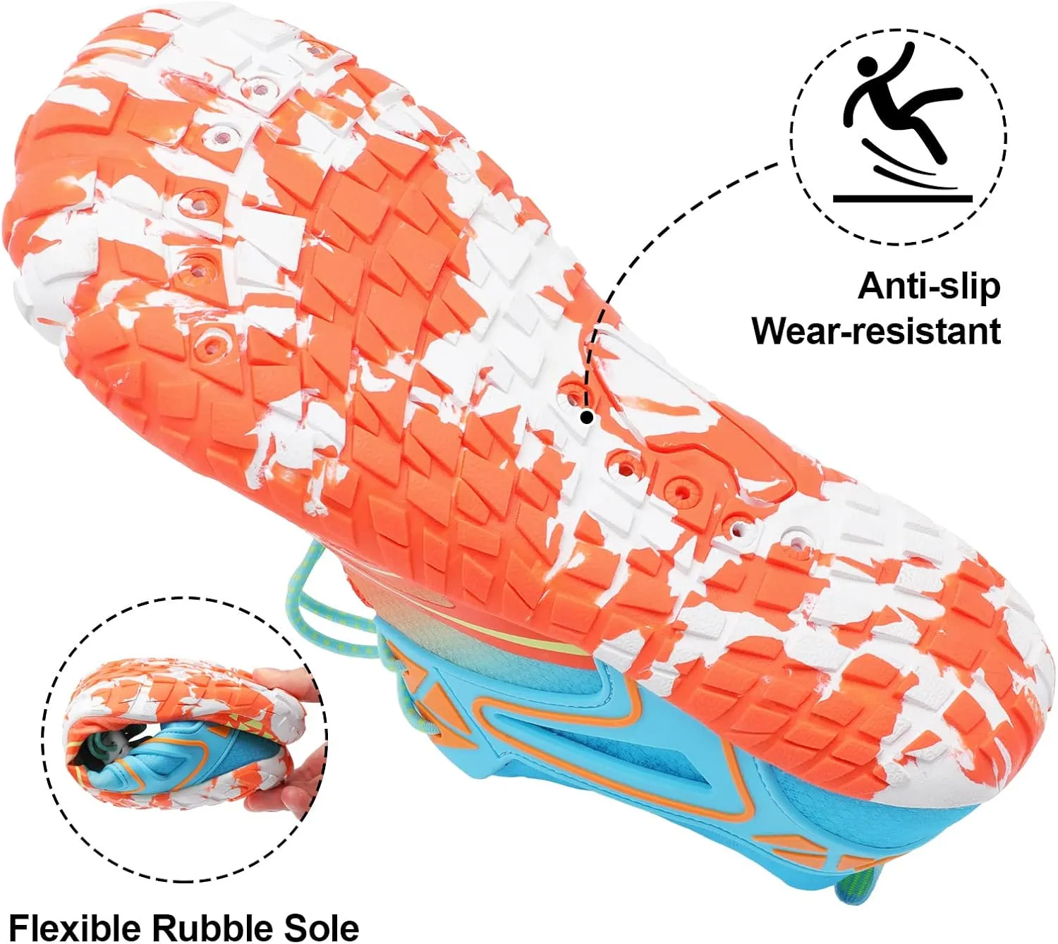 XIHALOOK Athletic Hiking Water Shoes Womens Mens Quick Dry Barefoot for Beach Walking Kayaking Surfing Training