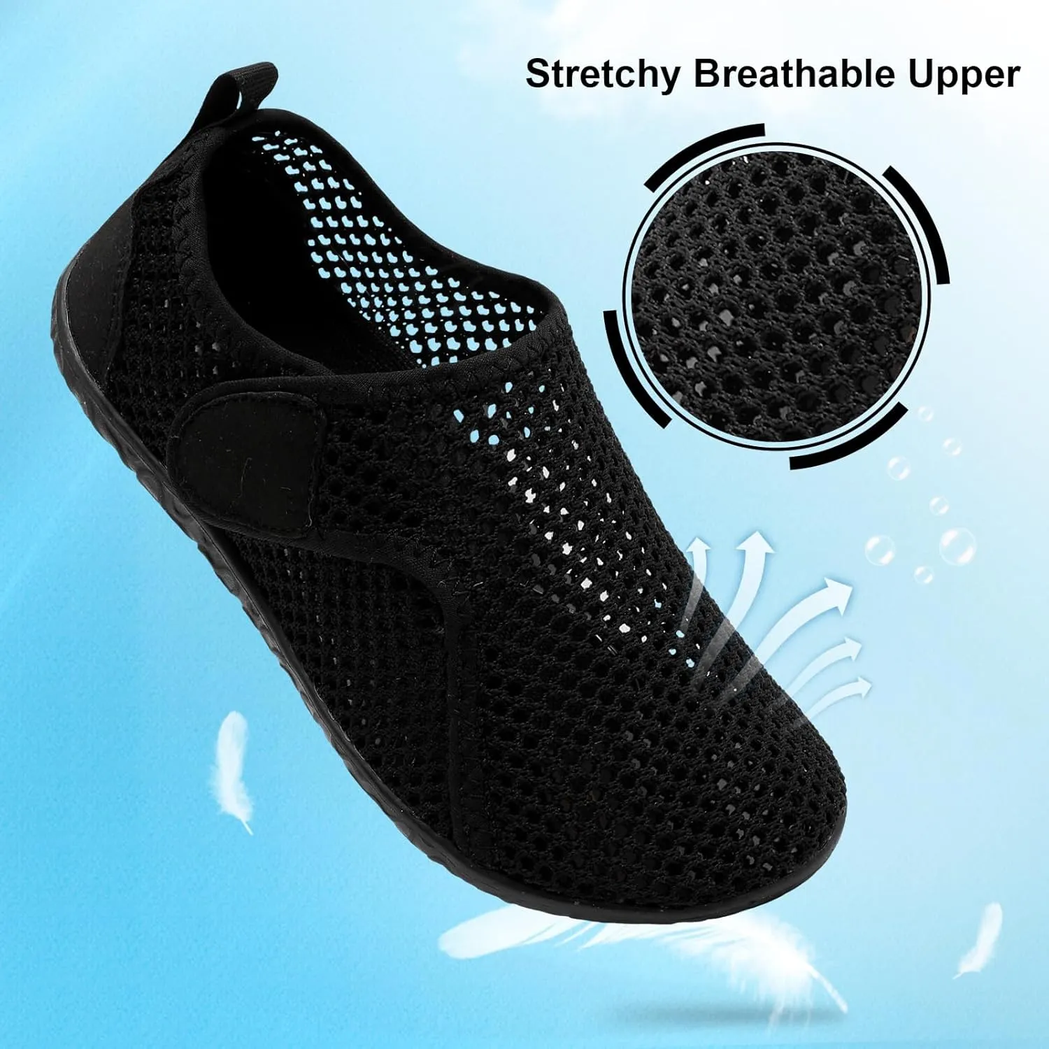 XIHALOOK Water Shoes for Women Men Quick Dry Lightweight Aqua Barefoot for Beach Swim Pool Surf Yoga Sports