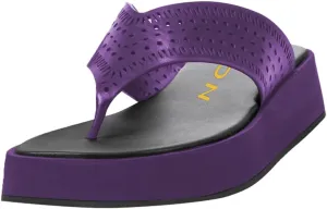 YDN Women Dressy Platform Mules Square Open Toe Slippers Cutout Flat Flip Flop Chunky Low Heels Shoes Party Daily Size 4-15 US