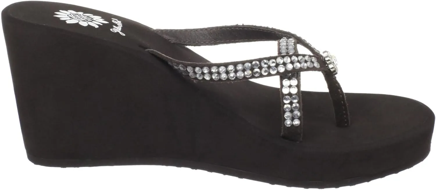 Yellow Box Women's Gateway Wedge Flip Flop