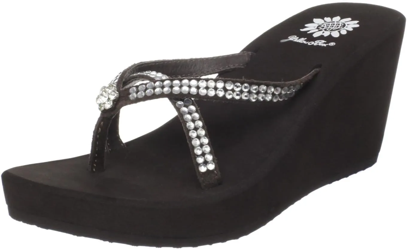 Yellow Box Women's Gateway Wedge Flip Flop