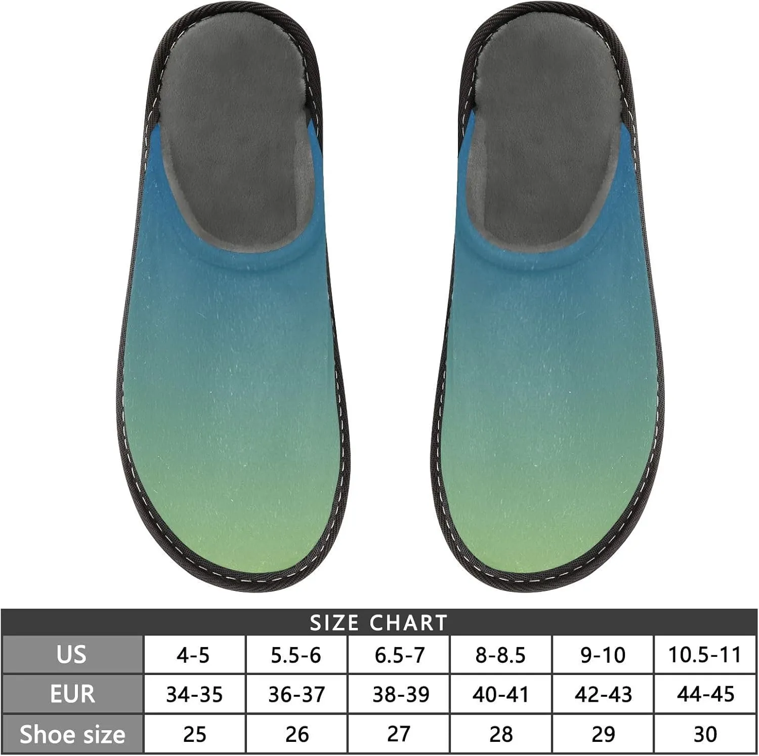 Yellow Lavender Gradient House Slippers for Women Men Non-Slip Comfy Slippers