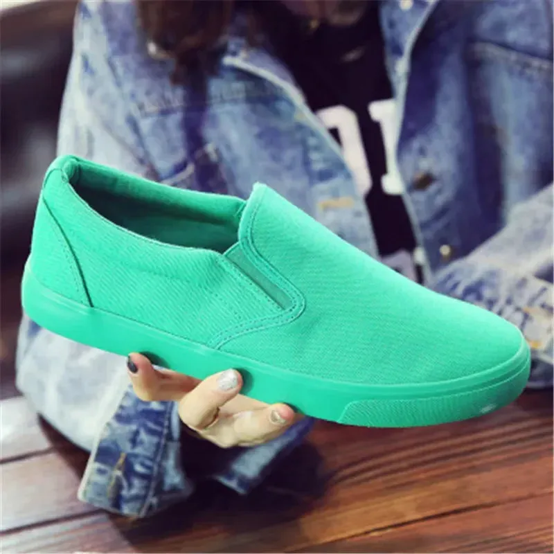 Yellow Women Breathable Canvas Shoes and Footwear Budget-conscious Flexible customer care Loafers Green Casual Student Fashion Sneaker Flat Men Shoes Orange Unisex