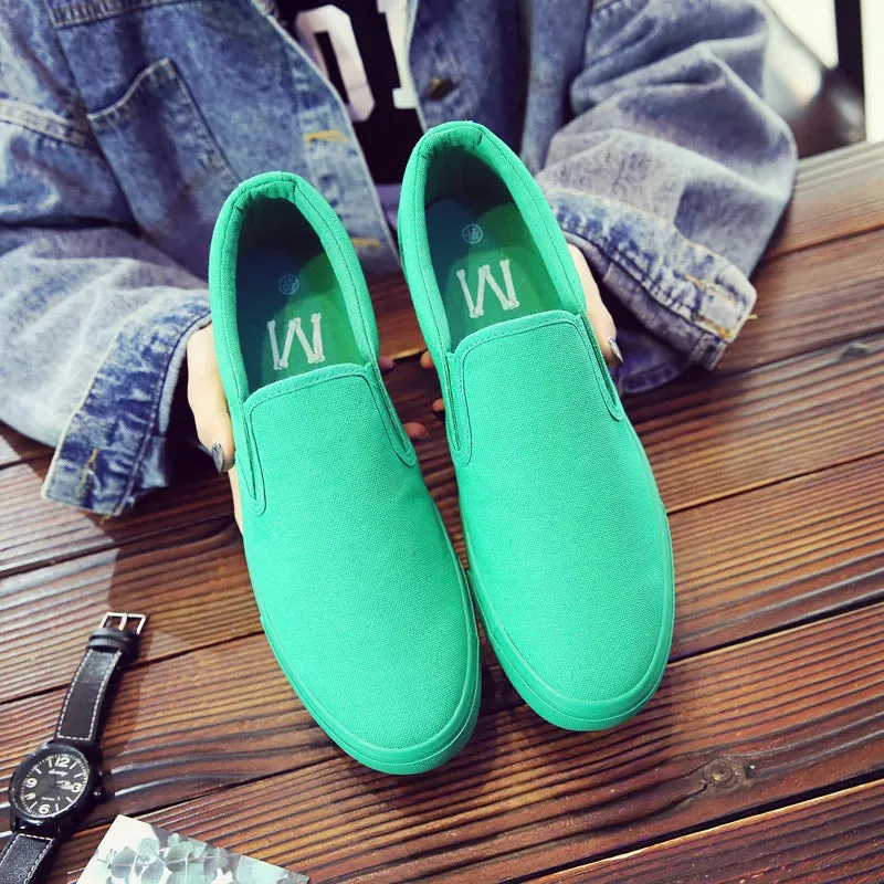 Yellow Women Breathable Canvas Shoes and Footwear Budget-conscious Flexible customer care Loafers Green Casual Student Fashion Sneaker Flat Men Shoes Orange Unisex