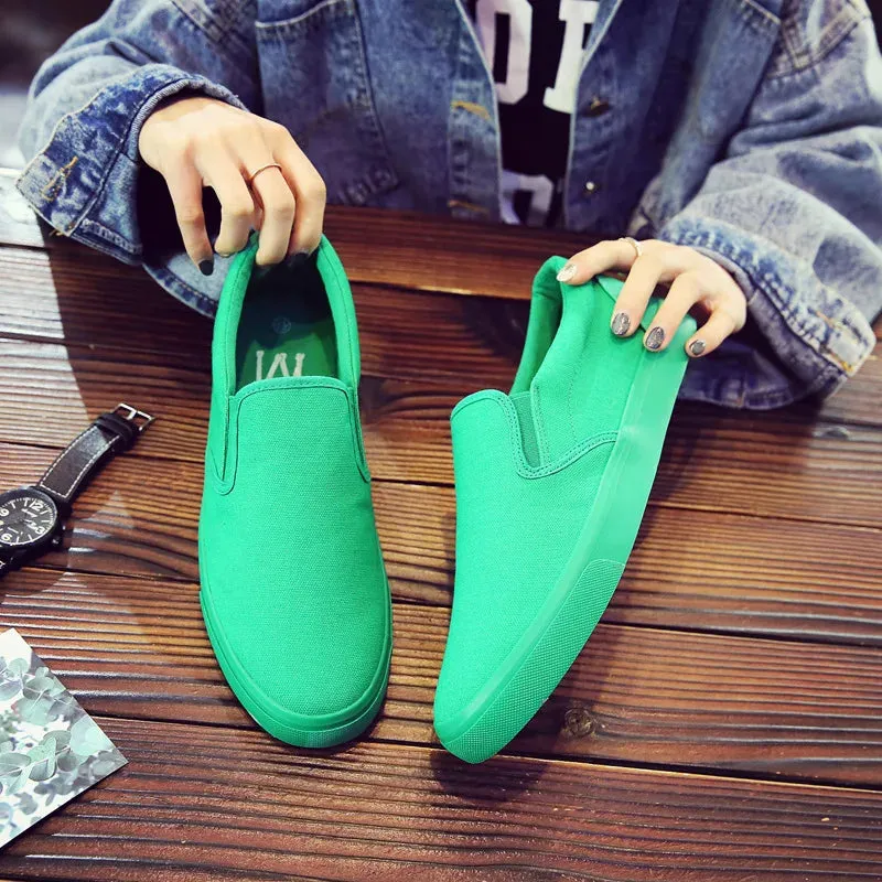 Yellow Women Breathable Canvas Shoes and Footwear Budget-conscious Flexible customer care Loafers Green Casual Student Fashion Sneaker Flat Men Shoes Orange Unisex