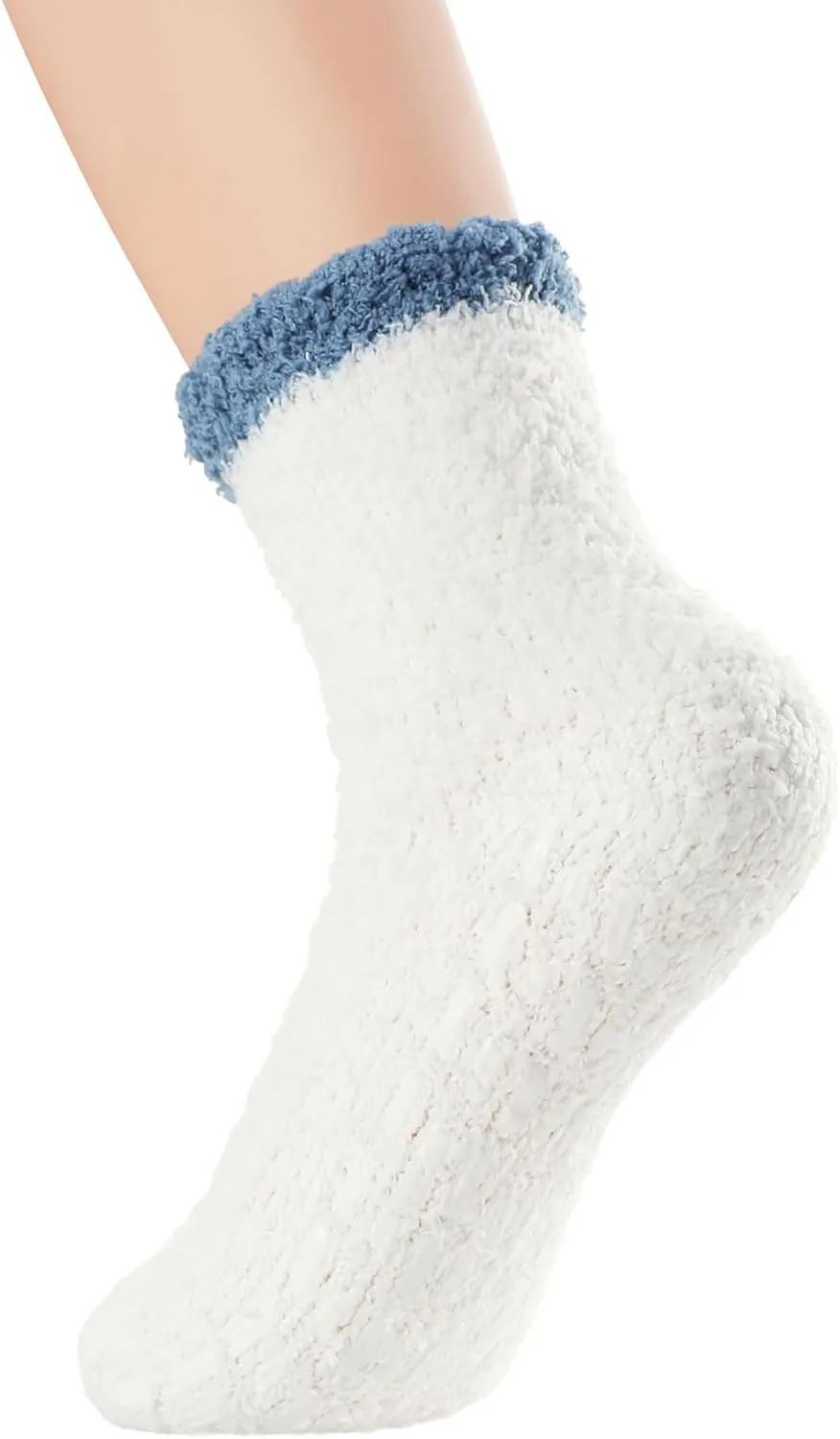 Zando Comfy Fleece Socks - Winter Grip Socks, Cozy Gifts for Women & Elderly