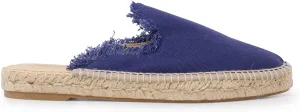 Zaragoza Authentic Spanish Espadrille Flat Slides for Women - Sustainable, Eco Friendly, Vegan Shoes. Classic Style, Organic Cotton Canvas Upper, Comfy Insole, Jute Midsole, Rubber Sole. Made in Spain