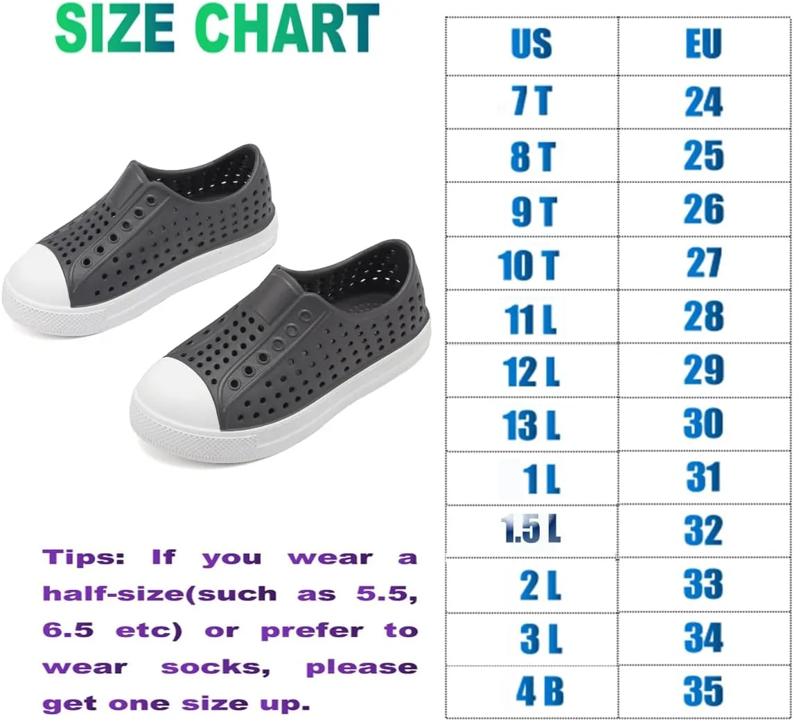ziitop Kids Toddler Water Shoes for Boys Girls Baby Sandals Sneakers Beach Garden Swim, Anti-Slip Breathable Quick Dry Lightweight Slip-on (Toddler/Little Kid/Big Kid)