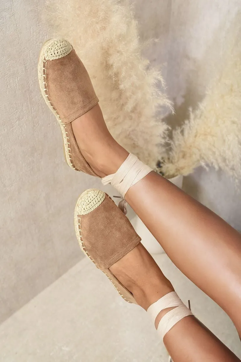 Zoya Tie Leg Espadrille Sandals