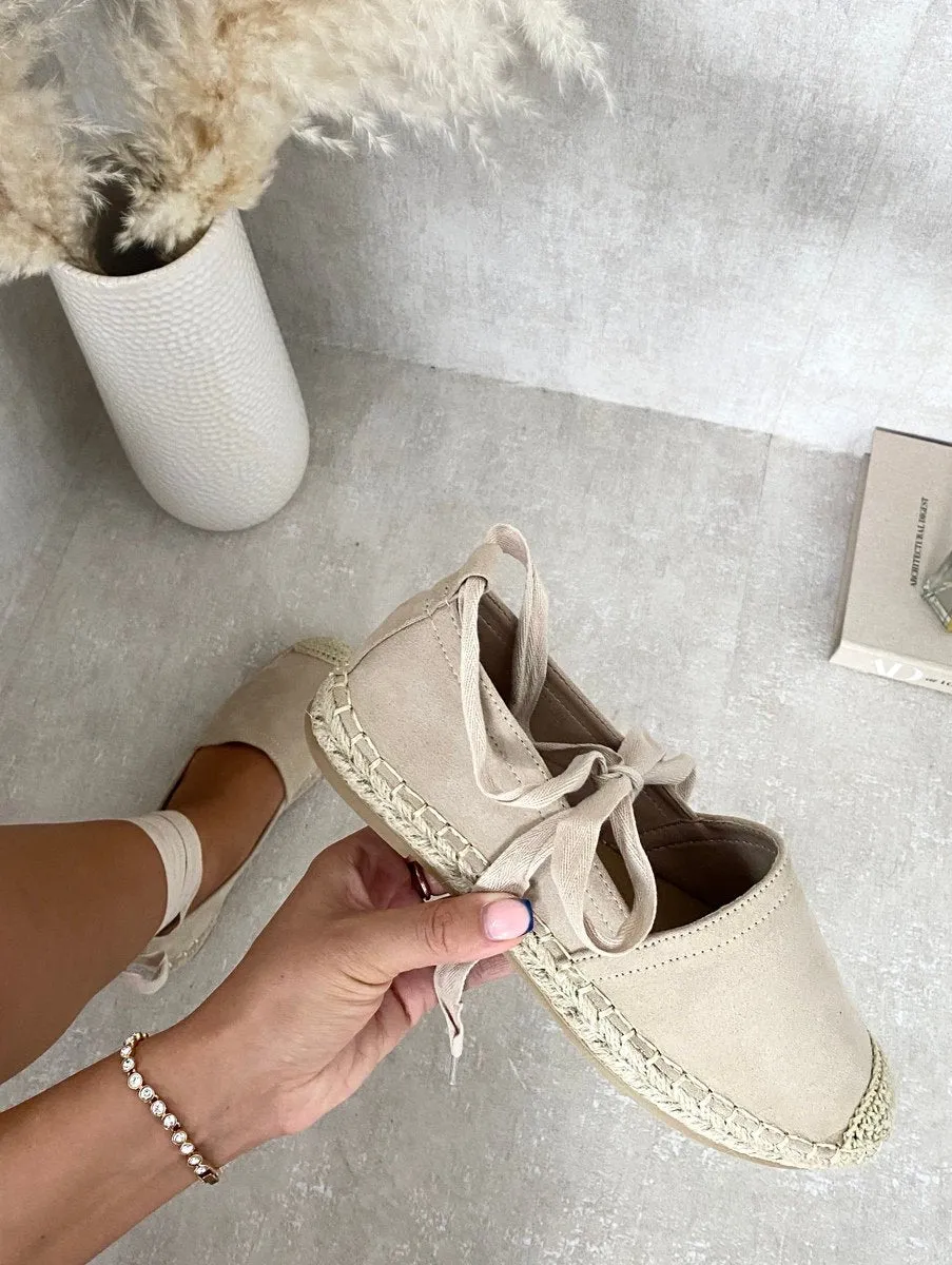 Zoya Tie Leg Espadrille Sandals